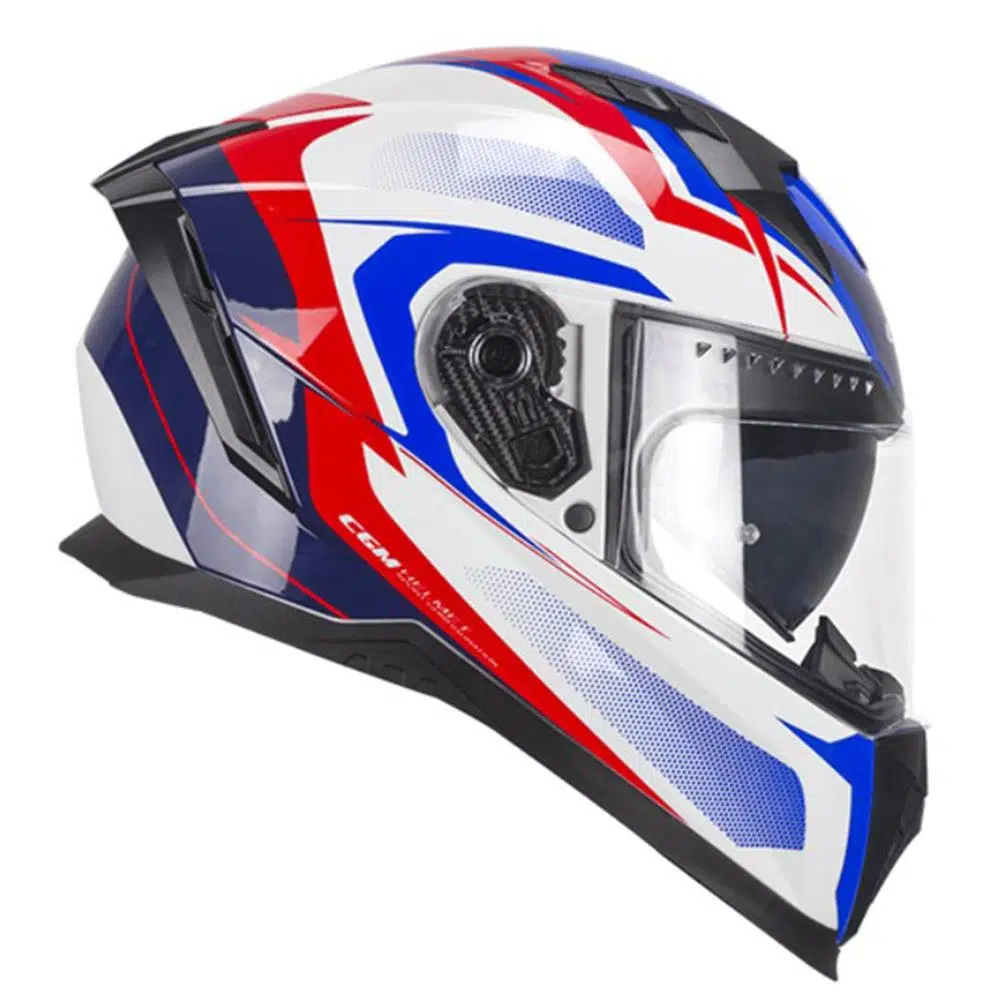 CGM 311G BLAST SPORT KAPALI KASK Beyaz-Mavi XL