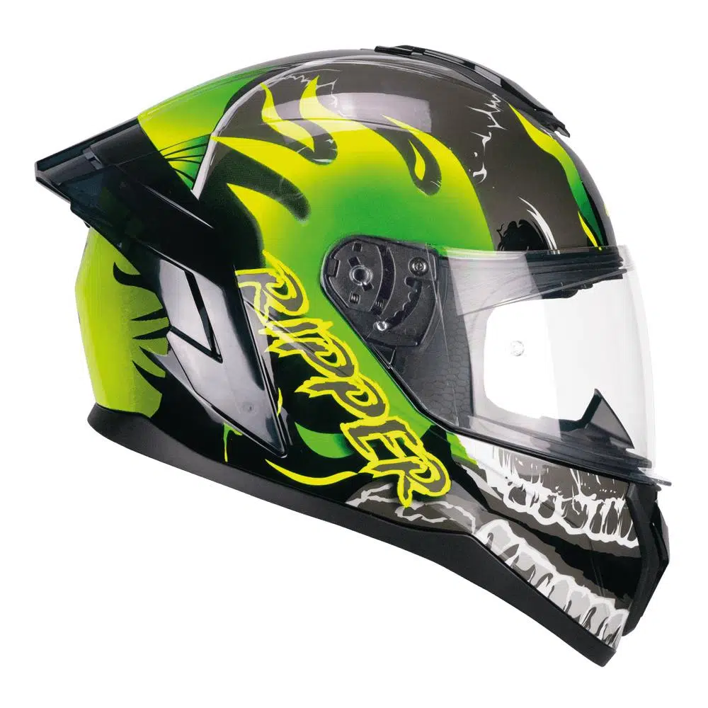 CGM 330R RIOT RIPPER Kapalı Kask Siyah/Sarı-XL