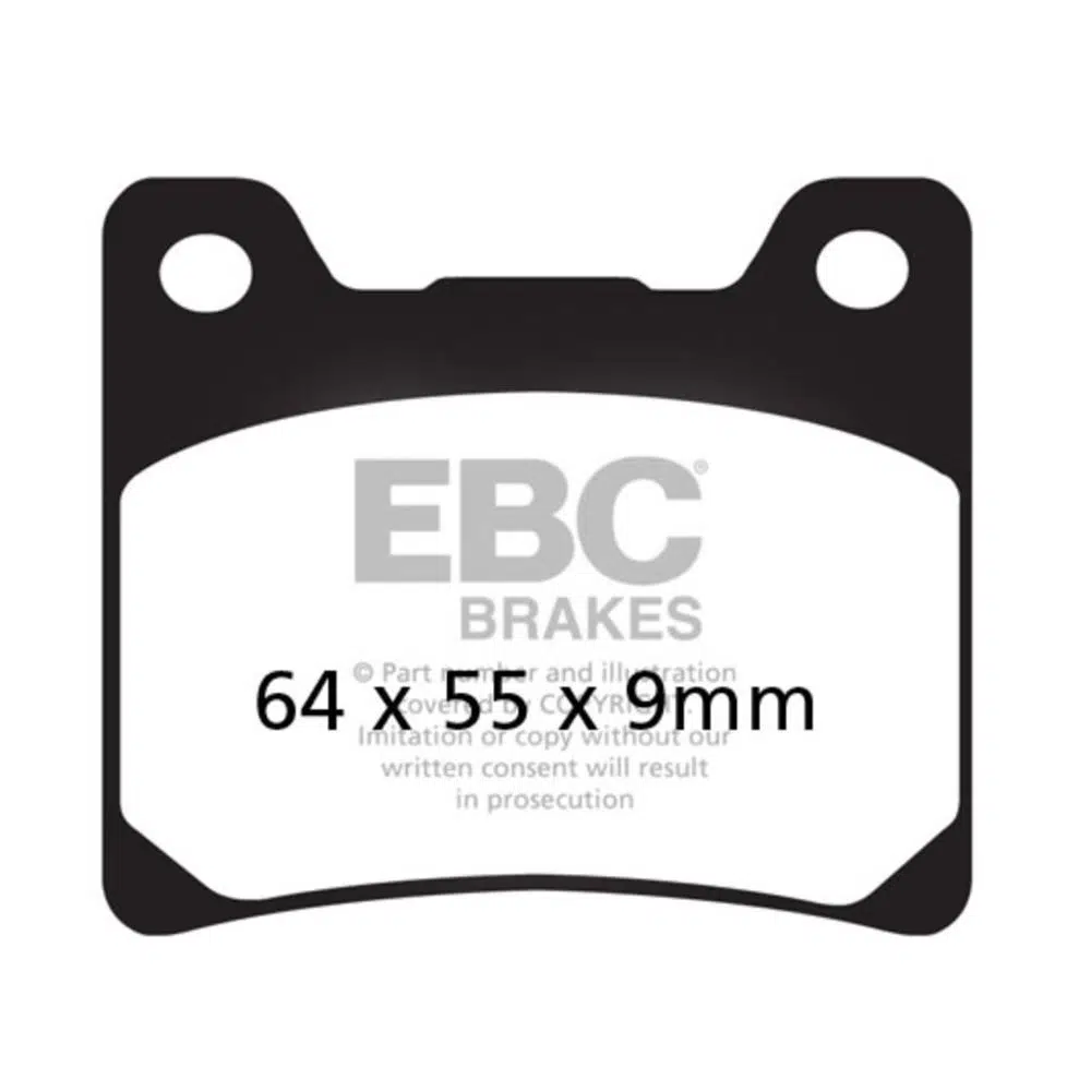 EBC FA088V YAMAHA XJR1300 98-01, VMAX12, XV100 VIRAGO YARI ARKA SINTER FREN BALATA