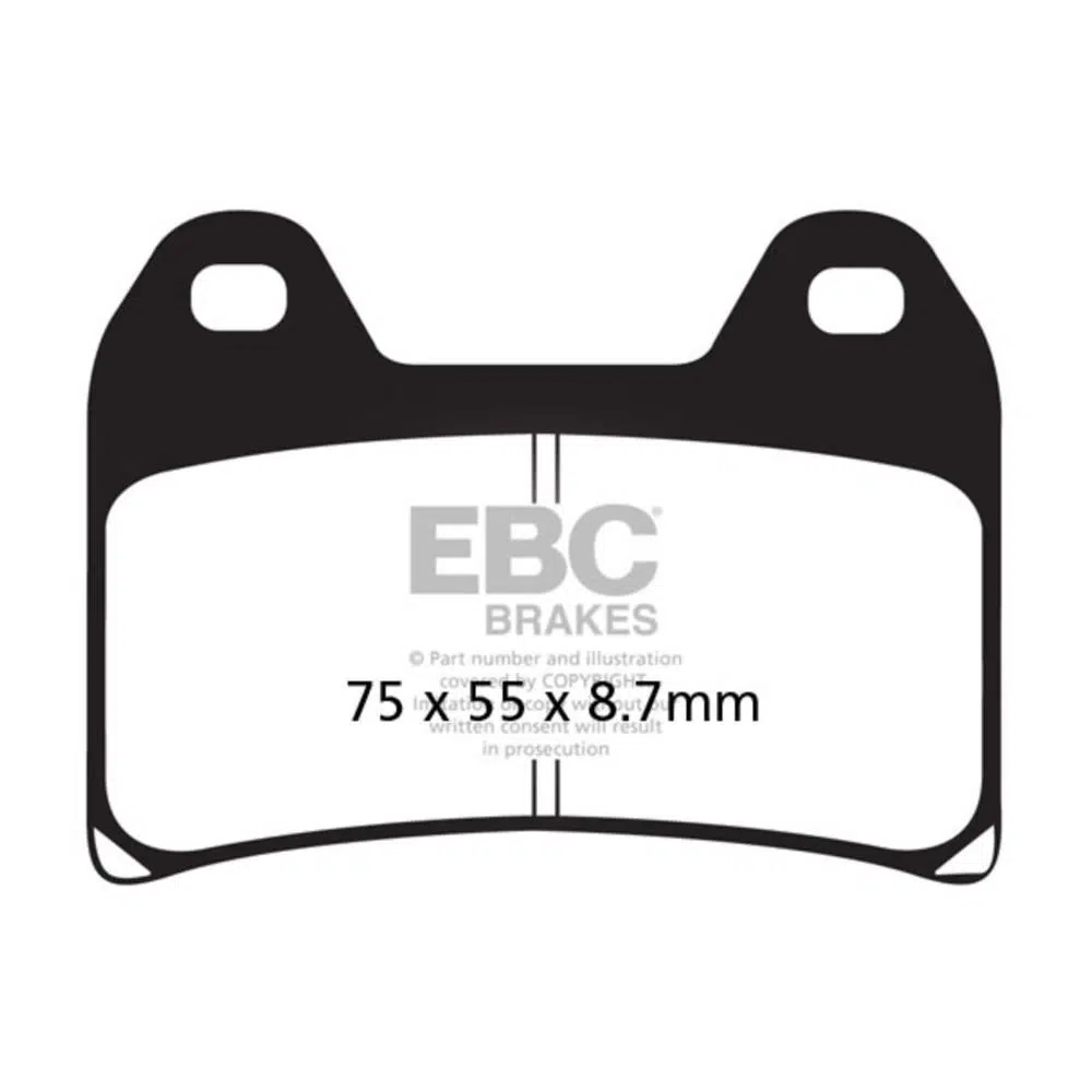 EBC FA244 YAMAHA XT600 X 04-16 , KTM 690/790/890 ÖN FREN BALATASI