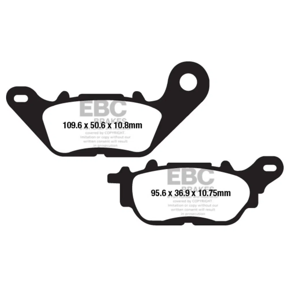 EBC FA662V YAMAHA MT25 / R25 15-21 ARKA YARI SİNTER FREN BALATASI