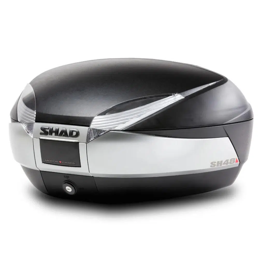 SHAD SH48 Motosiklet Arka Çanta Titanium Topcase 48 Litre D0B48400
