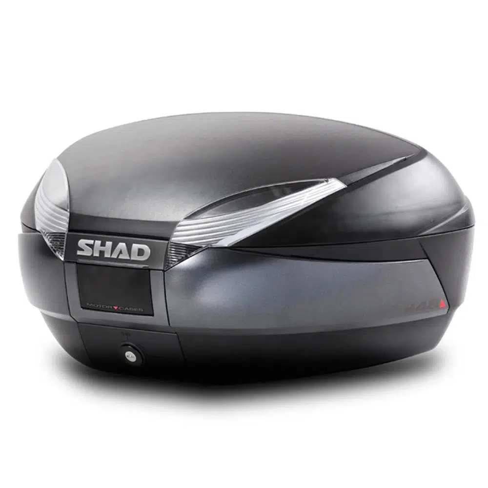 SHAD SH48 Motosiklet Arka Çanta Topcase Siyah 48 Litre